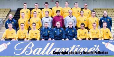 The official Dumbarton Football Club team photo for 2007/8.